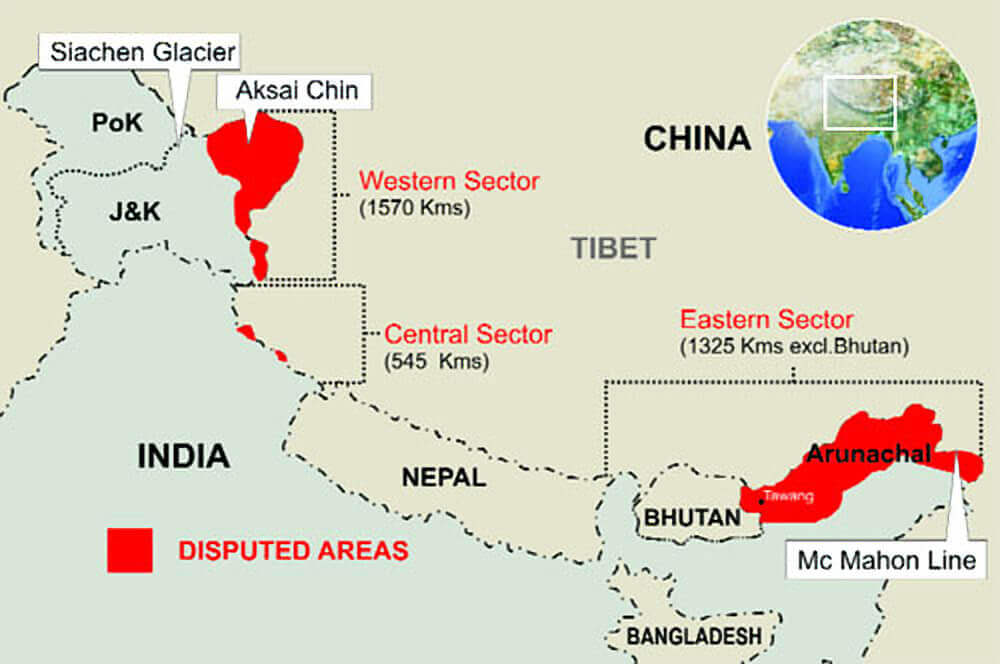 India China Border Disputes 