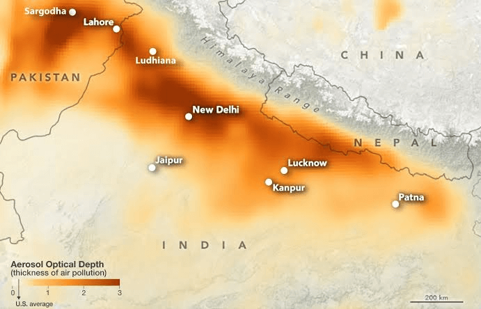Pollution India Pakistan