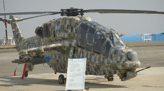 The IAF’s LCH, its lightest multirole assault helicopter, displays ...