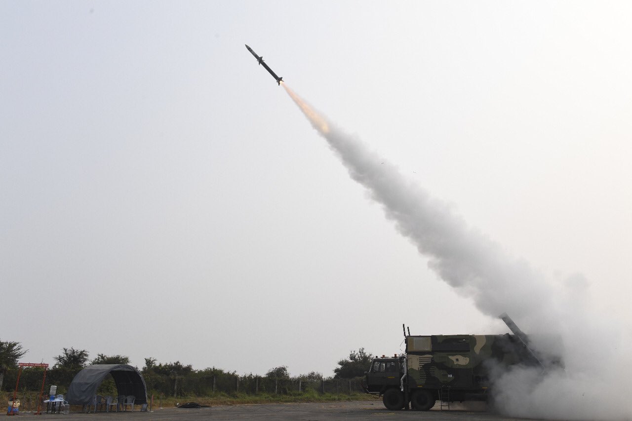 The Akash NG missile.