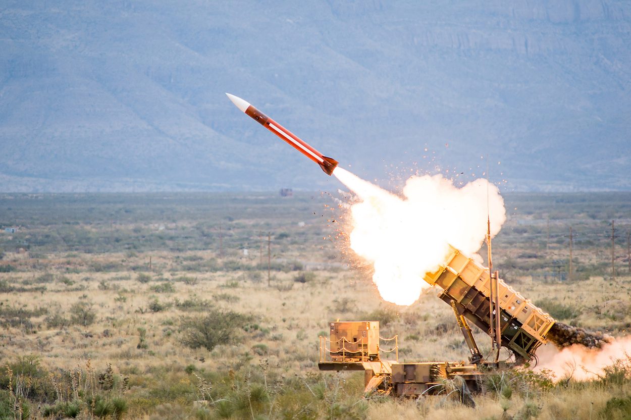 Missile Defense Agency fires Patriot missile from THAAD system