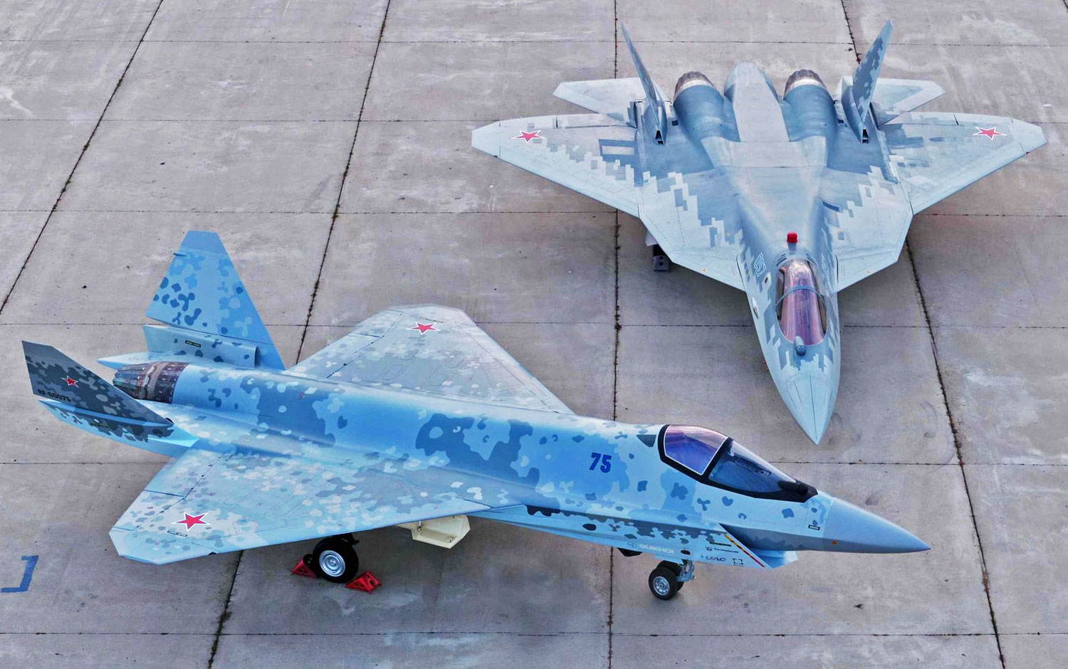 Russia Unveils Su-75 Checkmate Design Upgrades; Files Patents For Two ...