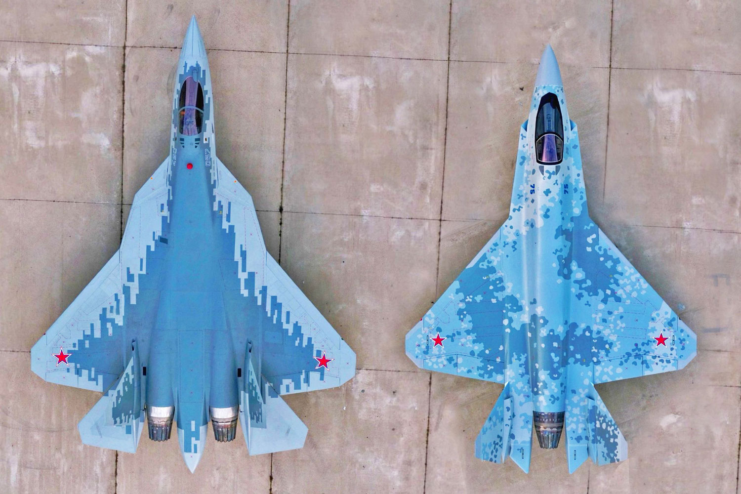 Su-57 and the Su-75