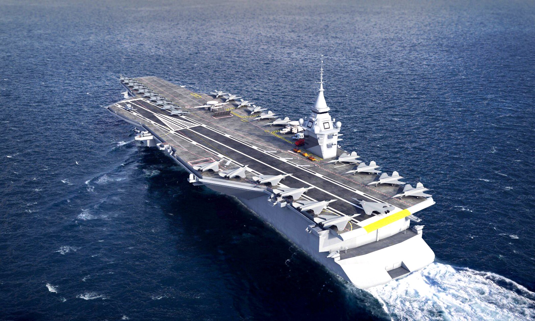 French nuclear powered carrier