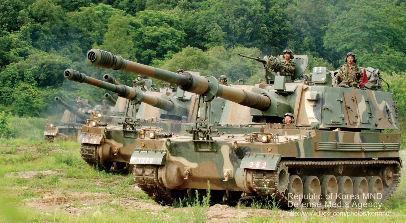 South Korean K9 Thunders, (Wikipedia)