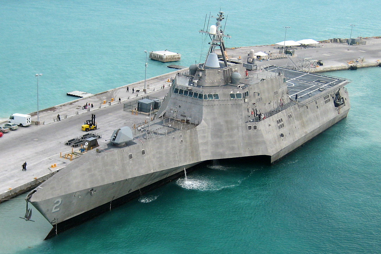 The US Navy's coastal battleship USS Independence.  (Wikipedia)