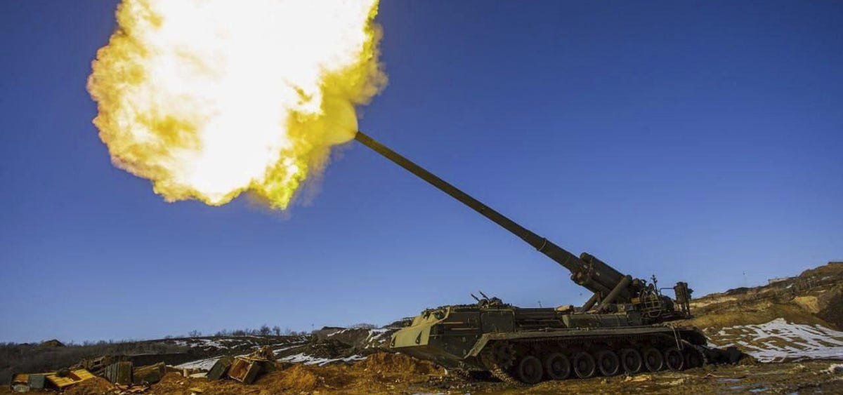 today techs howitzer guns russia ukraine war