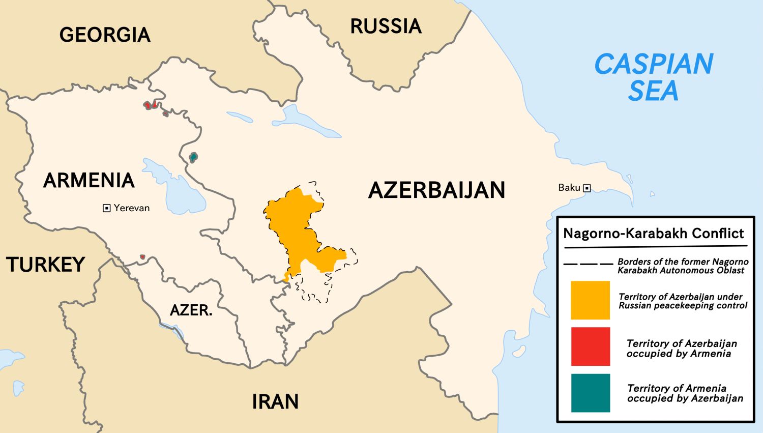 Armenia ready to recognize Azerbaijan's 86,600 km2 territorial integrity  which includes Nagorno Karabakh - Pashinyan