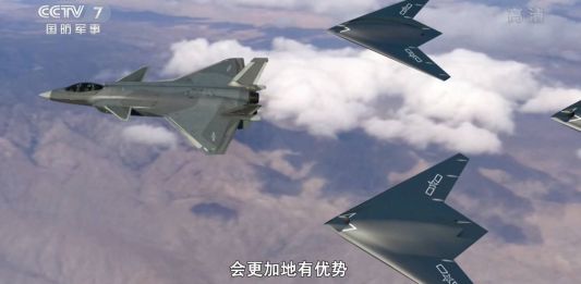 J-20 GJ-11 Manned Unmanned Teaming wingman concept