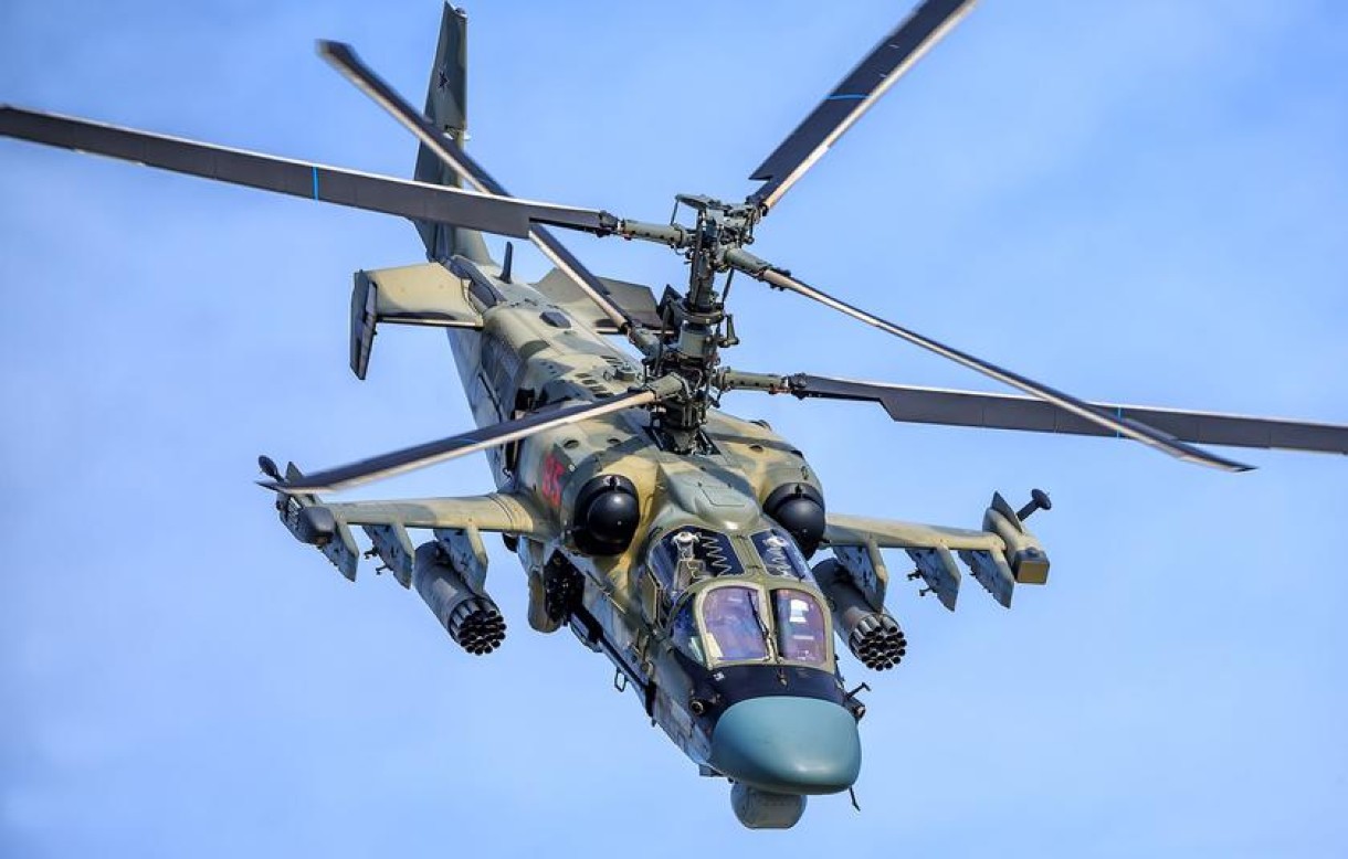 Russian Ka 52 helicopters