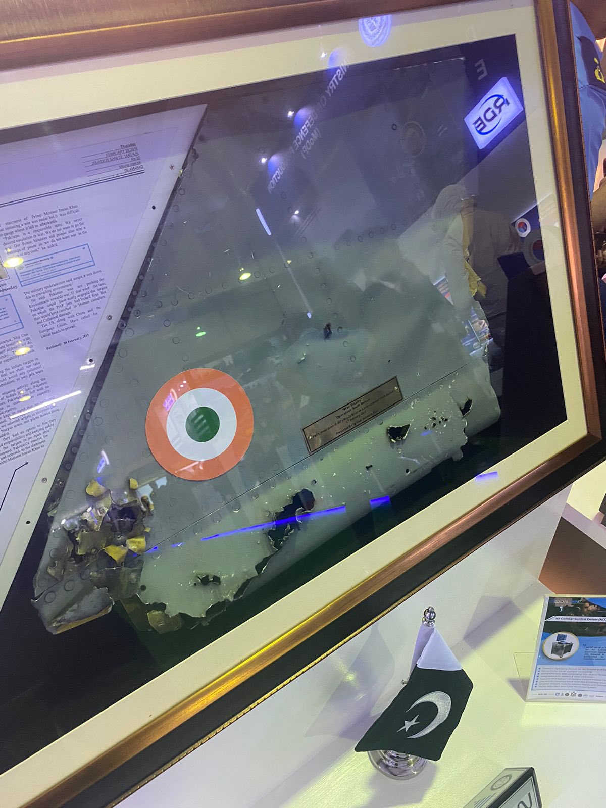 pakistan-displays-india-s-mig-21-bison-s-tail-shot-down-by-paf-f-16-fighter-jet-at-its-defense-expo-reports
