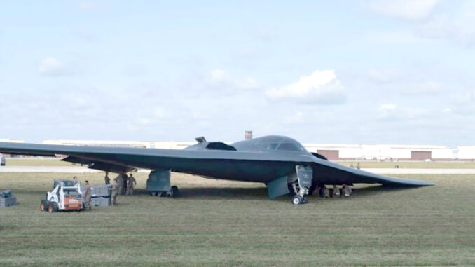 US Nuclear Bomber Erupts In Flames After Emergency US Air Confirms Mishap B-2 Spirit