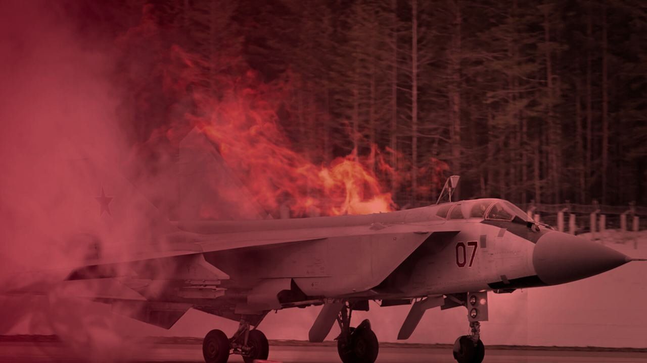 Russian MiG-31K fighter