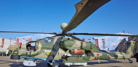 Mi-28NM with an LMUR missile