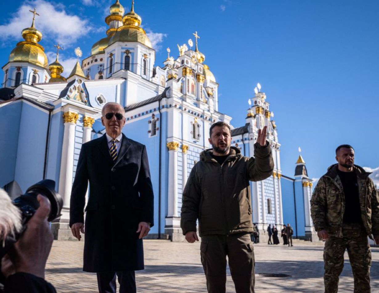 Joe Biden With Volodymyr Zelensky