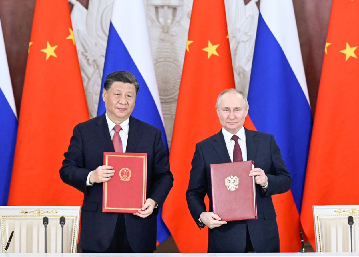 Xi Jinping and Vladimir Putin