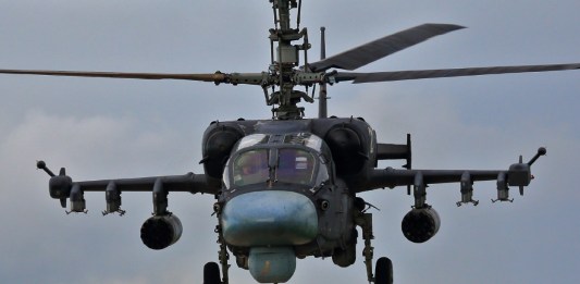 Ka-52 attack helicopter