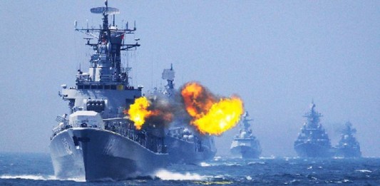 China Navy warship